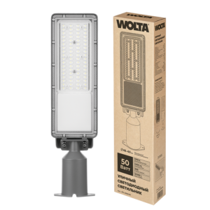 Уличный светильник WOLTA STL-50W/03 50Вт 5700К IP65 6000лм с поворотным кронштейном серый 445х69х115 1/1